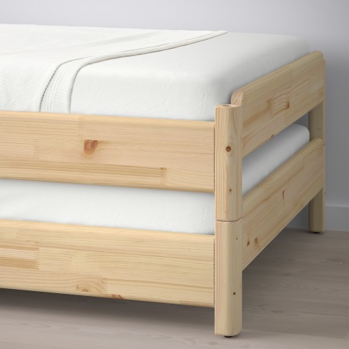 Ikea single store pine bed